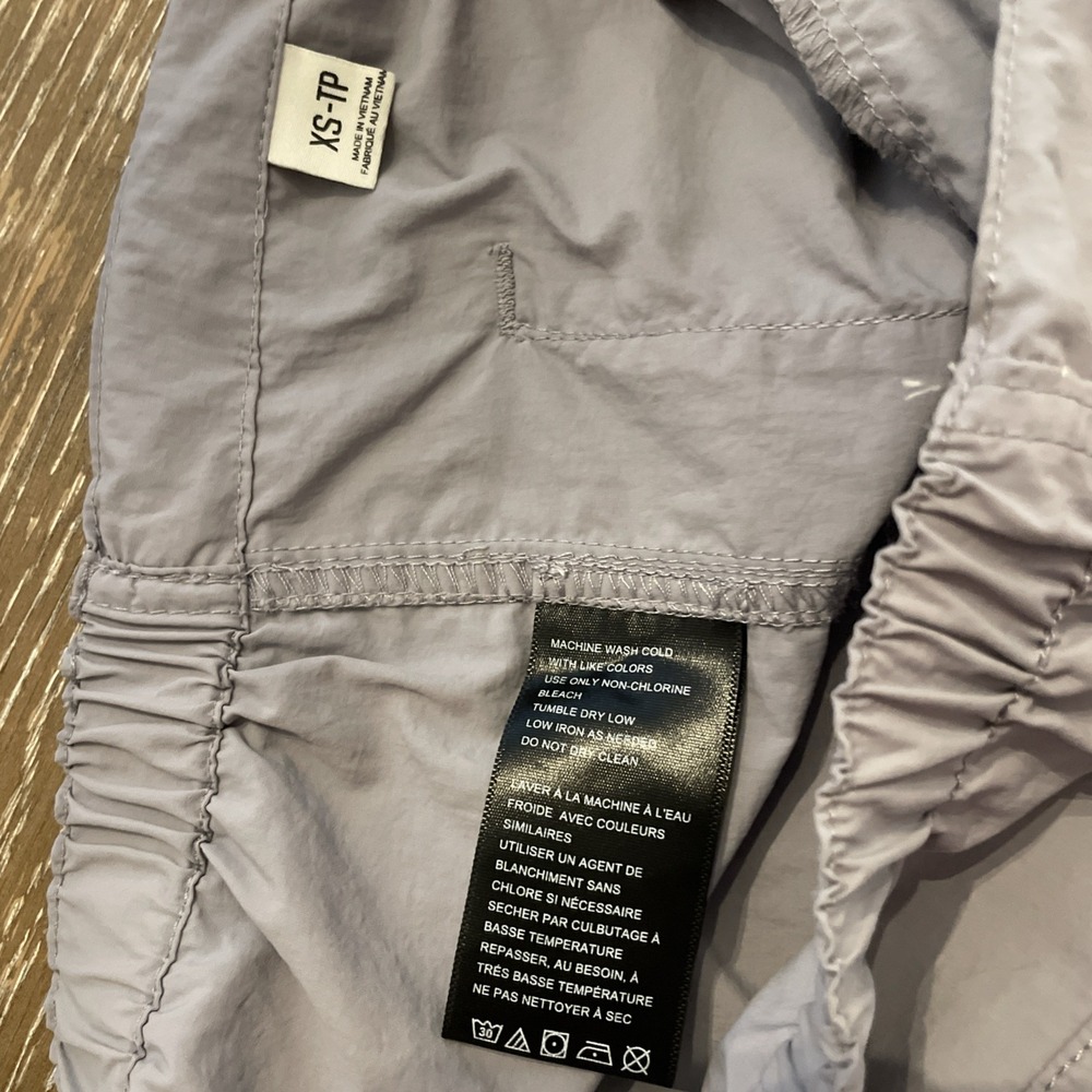 BDG Urban Outfitters Lightweight Cargo Pants Baggy Gray/Lavender Women's X-SMALL - Picture 6 of 6